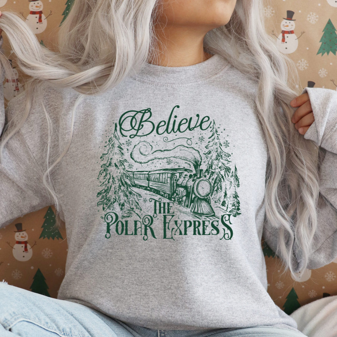 Believe The Polar Express Green