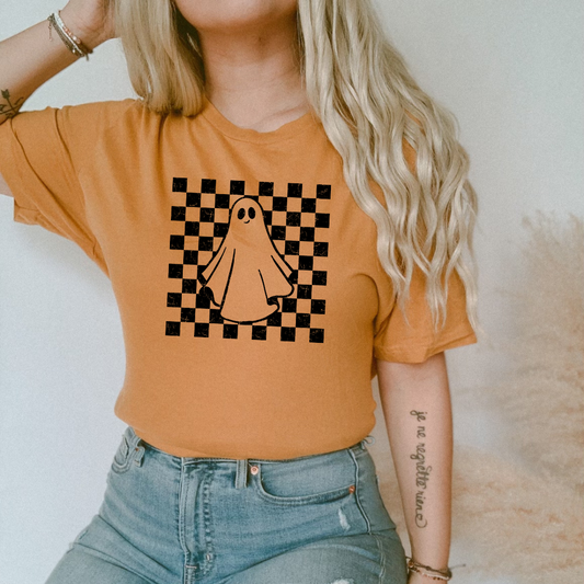 Checkered Ghost-Distressed