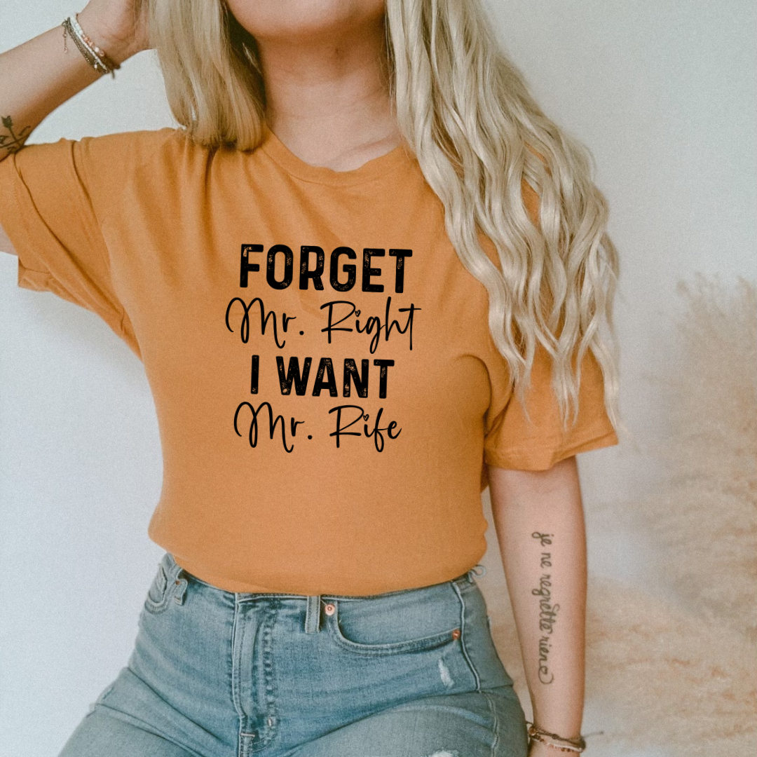 Forget Mr. Right