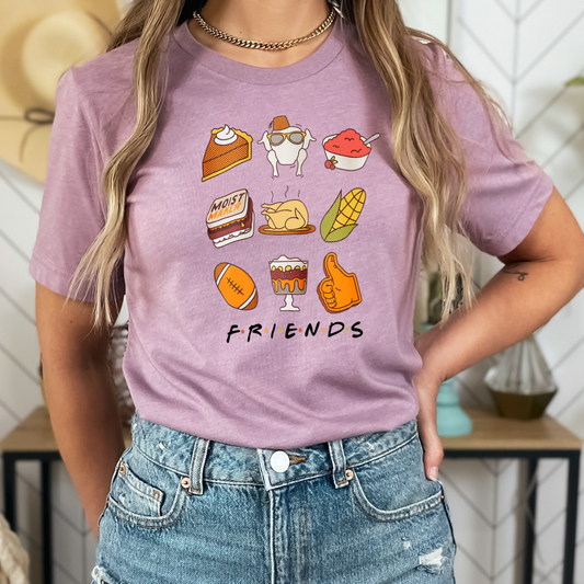 Friends Thanksgiving Food Vectors