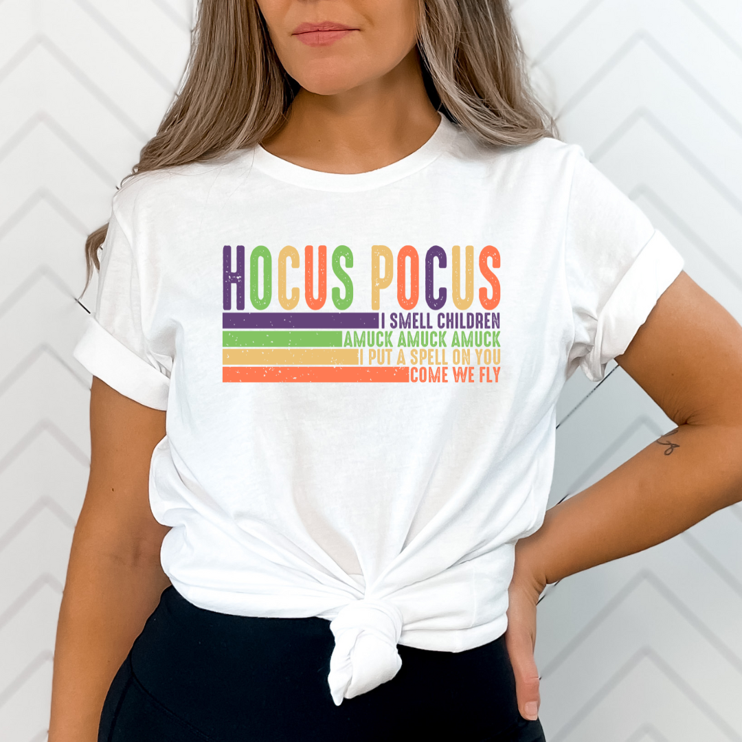 Hocus Pocus Stacked Distressed