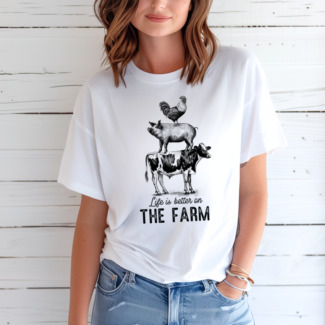 Life is Better on the Farm - Stacked