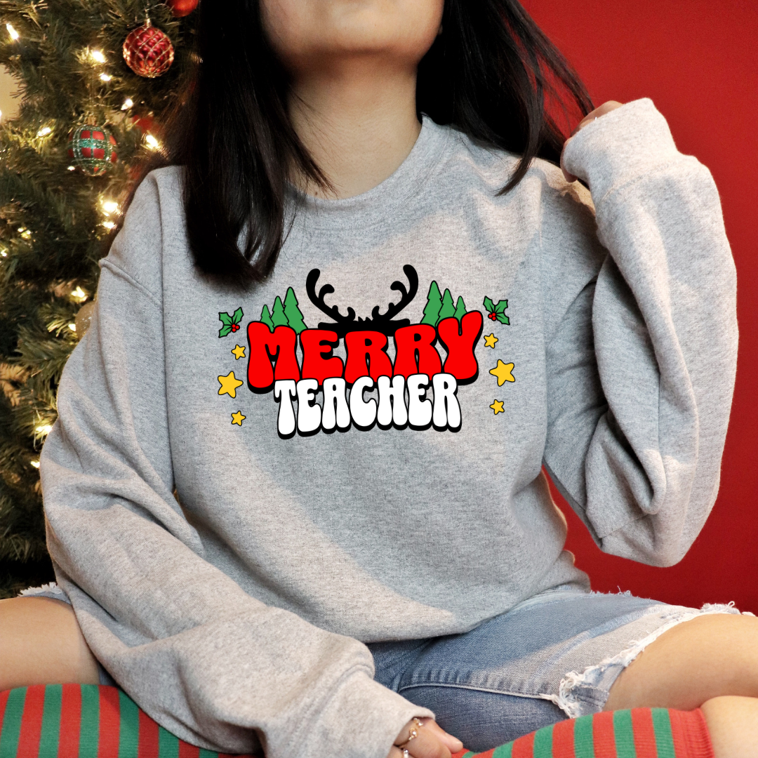 Merry Teacher Antlers