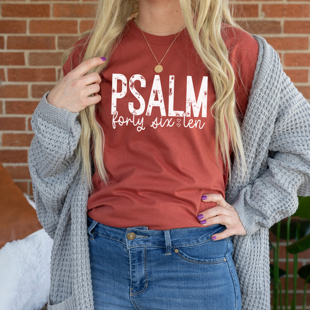 Psalm 46 10 WHITE