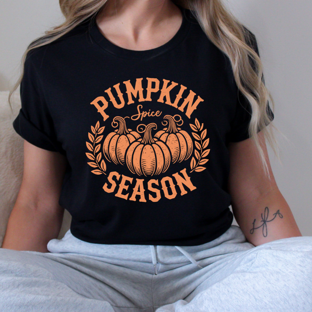 Pumpkin Spice Season DISTRESSED Orange