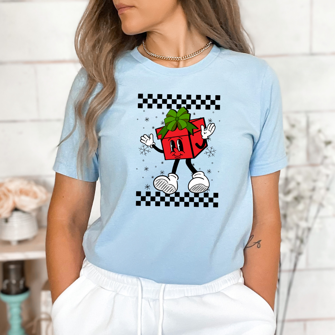 Retro Christmas Checkered - Gift