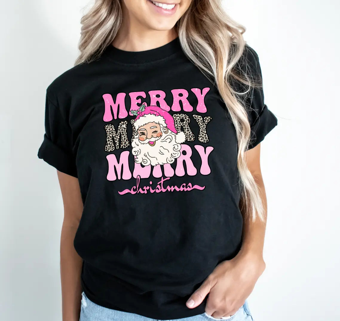 Pink Merry Merry Christmas