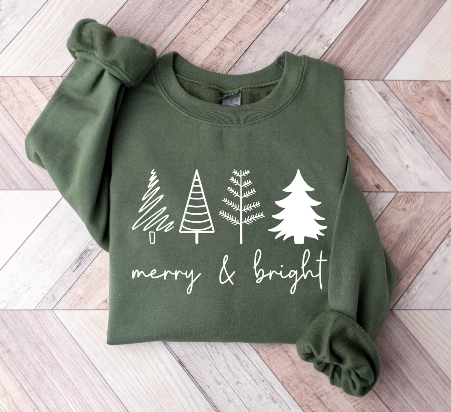 Stencil Merry and Bright