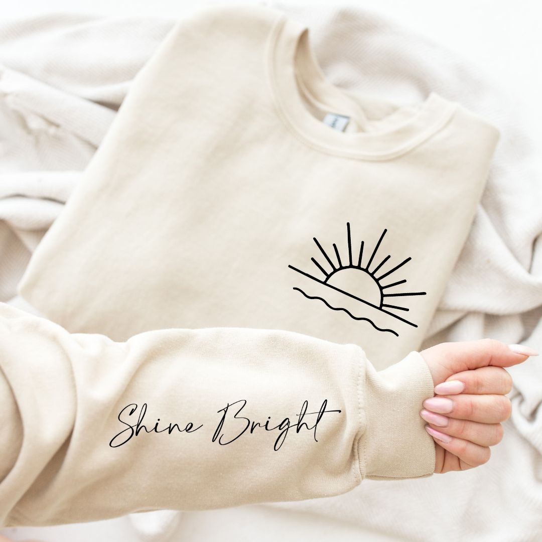 Shine Bright Sleeve Print