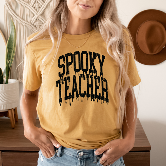 Spooky Teacher Drip Font