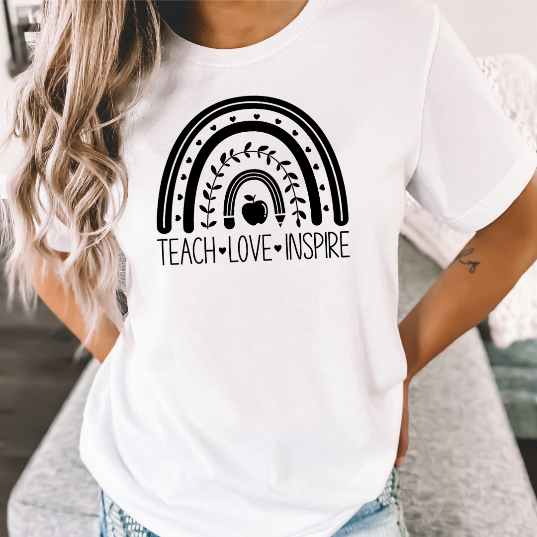 Teach Love Inspire Rainbow