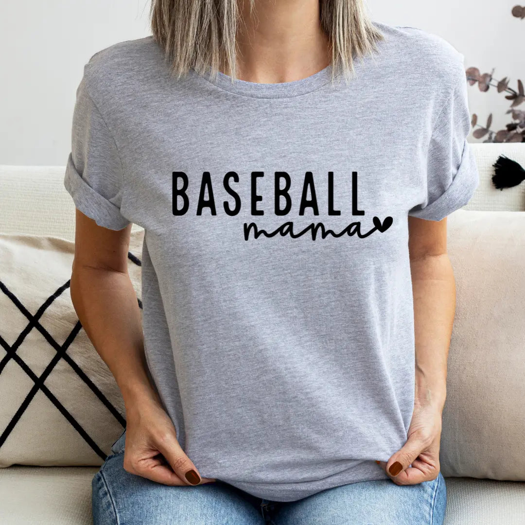 Baseball Mama Heart