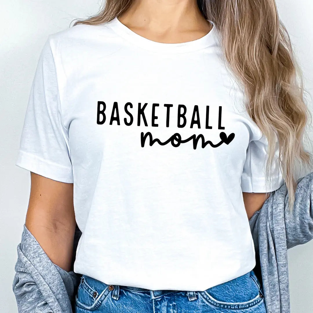 Basketball Mom Heart