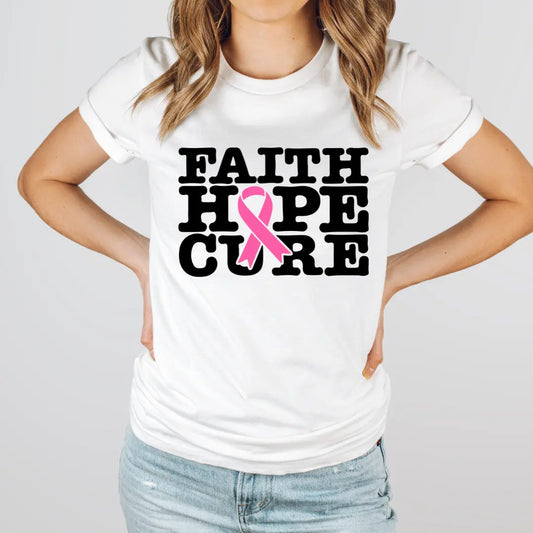 Faith Hope Cure Black