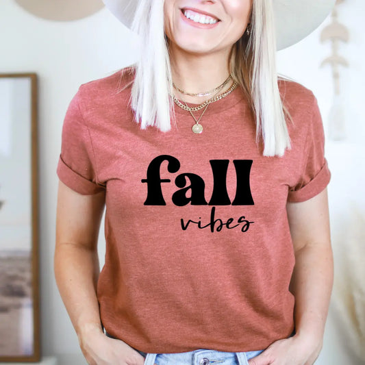 Fall Vibes - Black Text