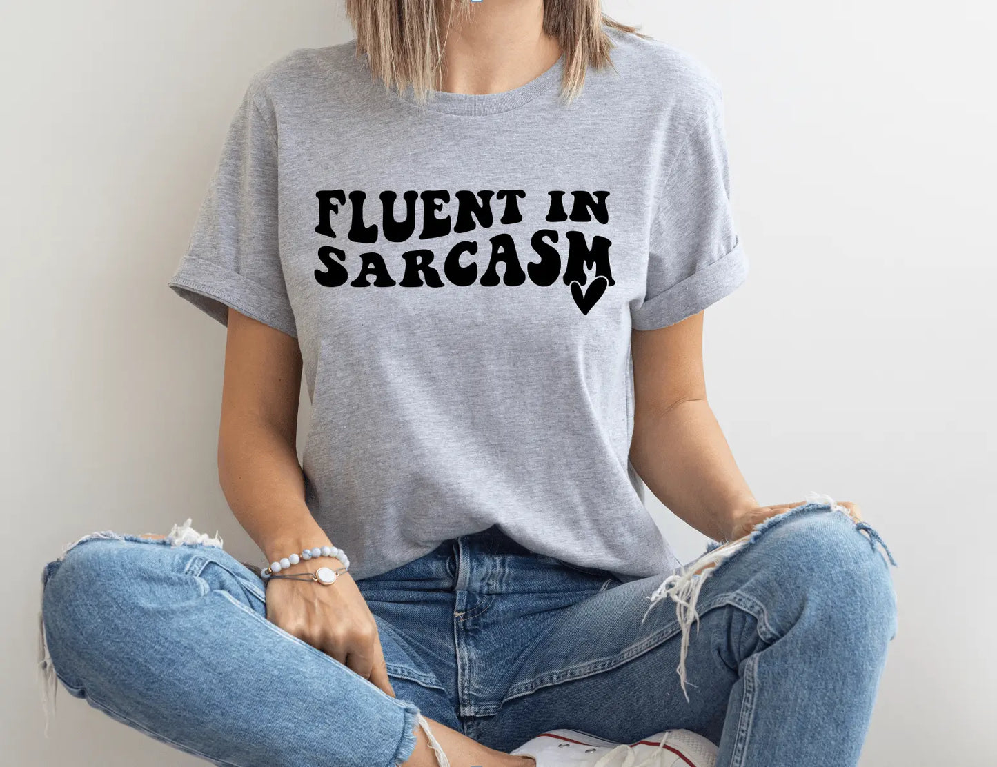 Fluent in Sarcasm Heart - Happy Style Co