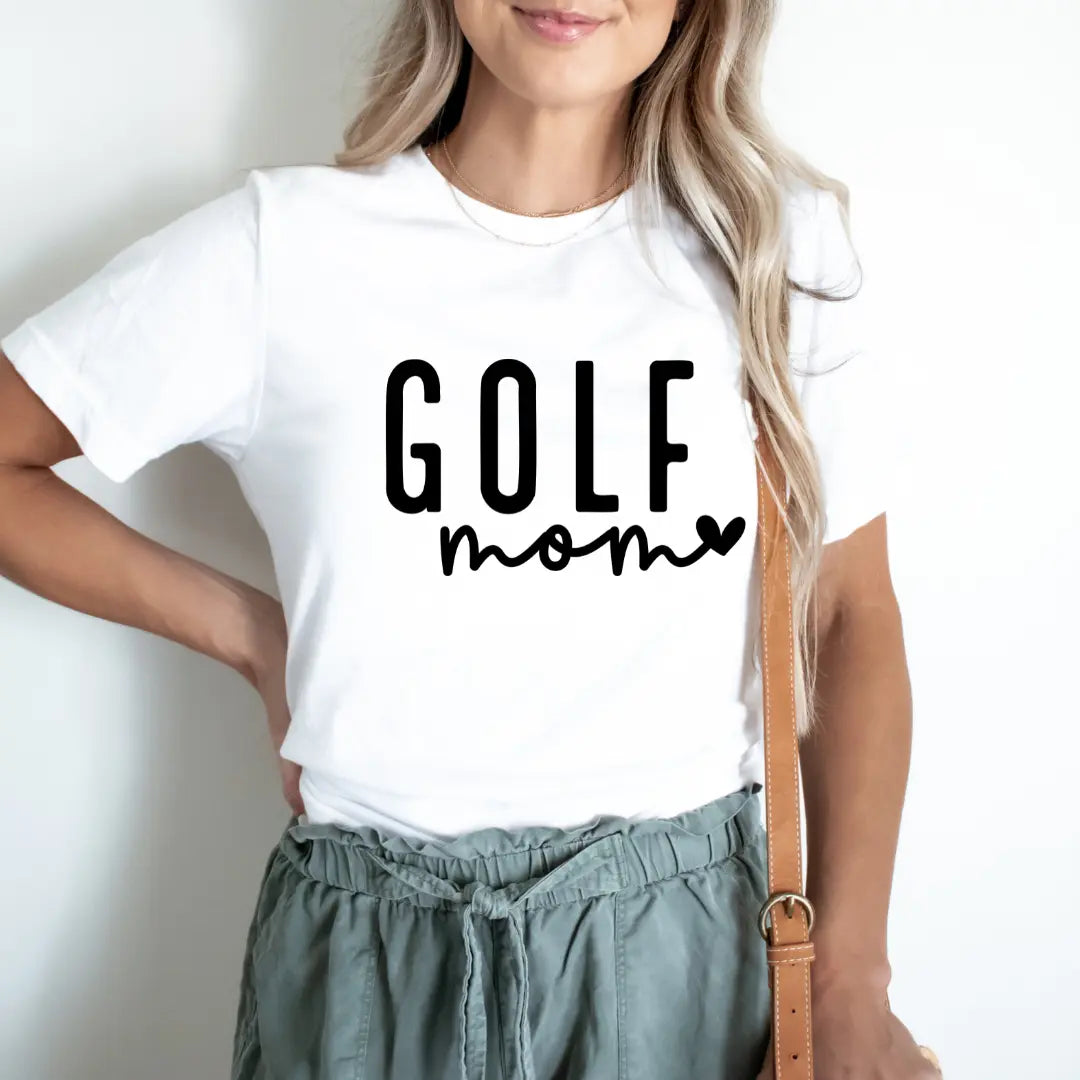 Golf Mom Heart