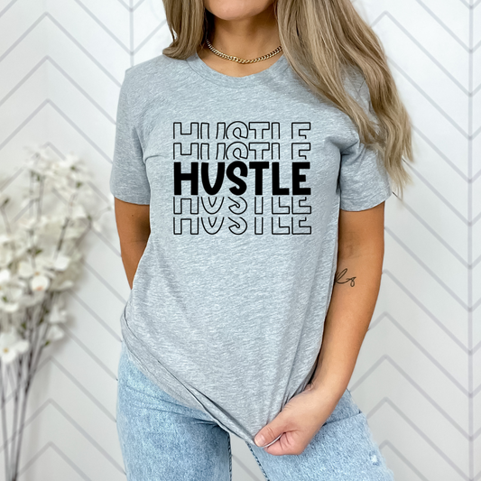 Hustle Echo Text