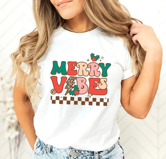 Merry Vibes Checkered