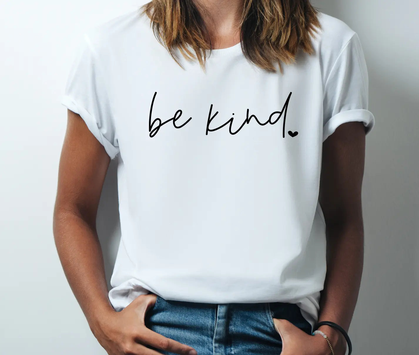 Cursive Be Kind Heart