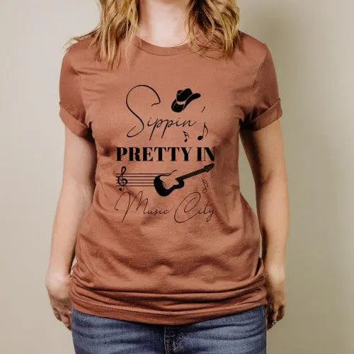 Sippin Pretty In Music City - Happy Style Co