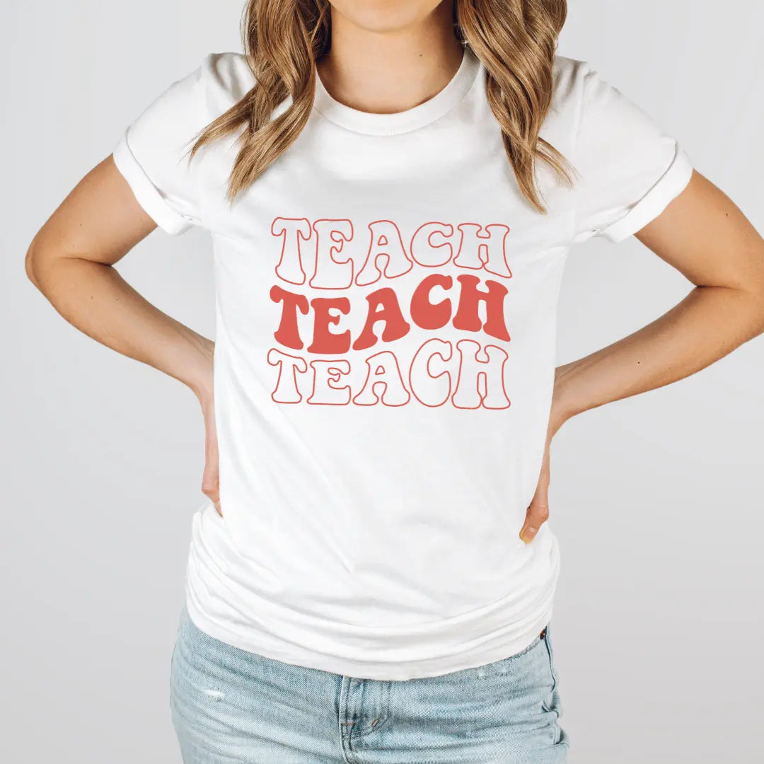 Teach - Wavy Text